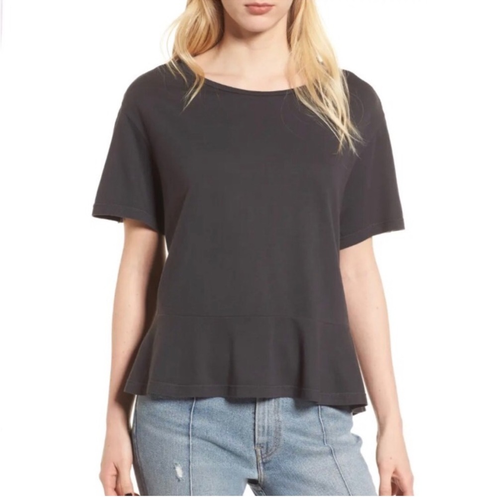 BP Black Peplum Top